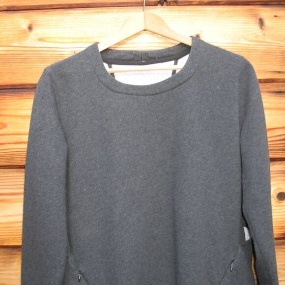 Lululemon Heathered Black Pullover Sweatshirt Top - Picture 6 of 10